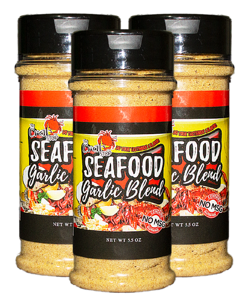 The Crab Stop Seafood Garlic Blend 3 Pack